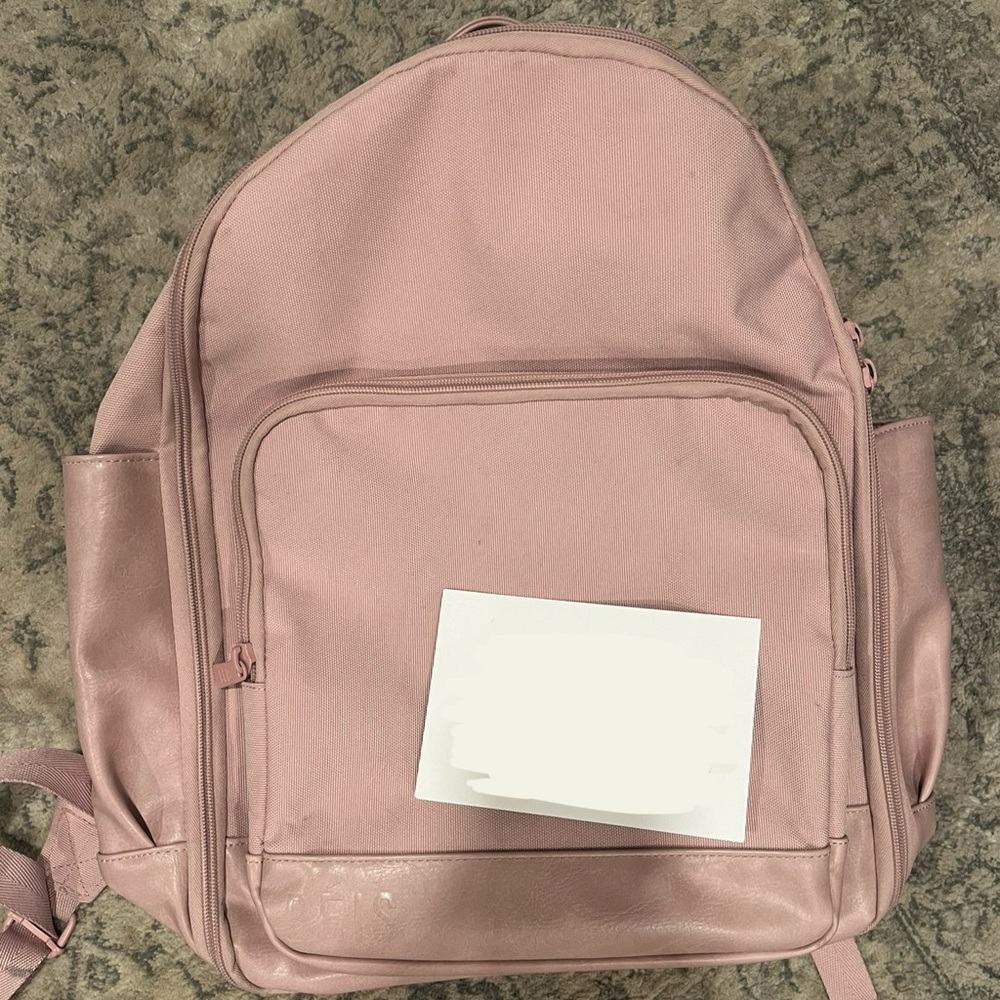 BÉIS “The Travel Backpack” in Atlas Pink